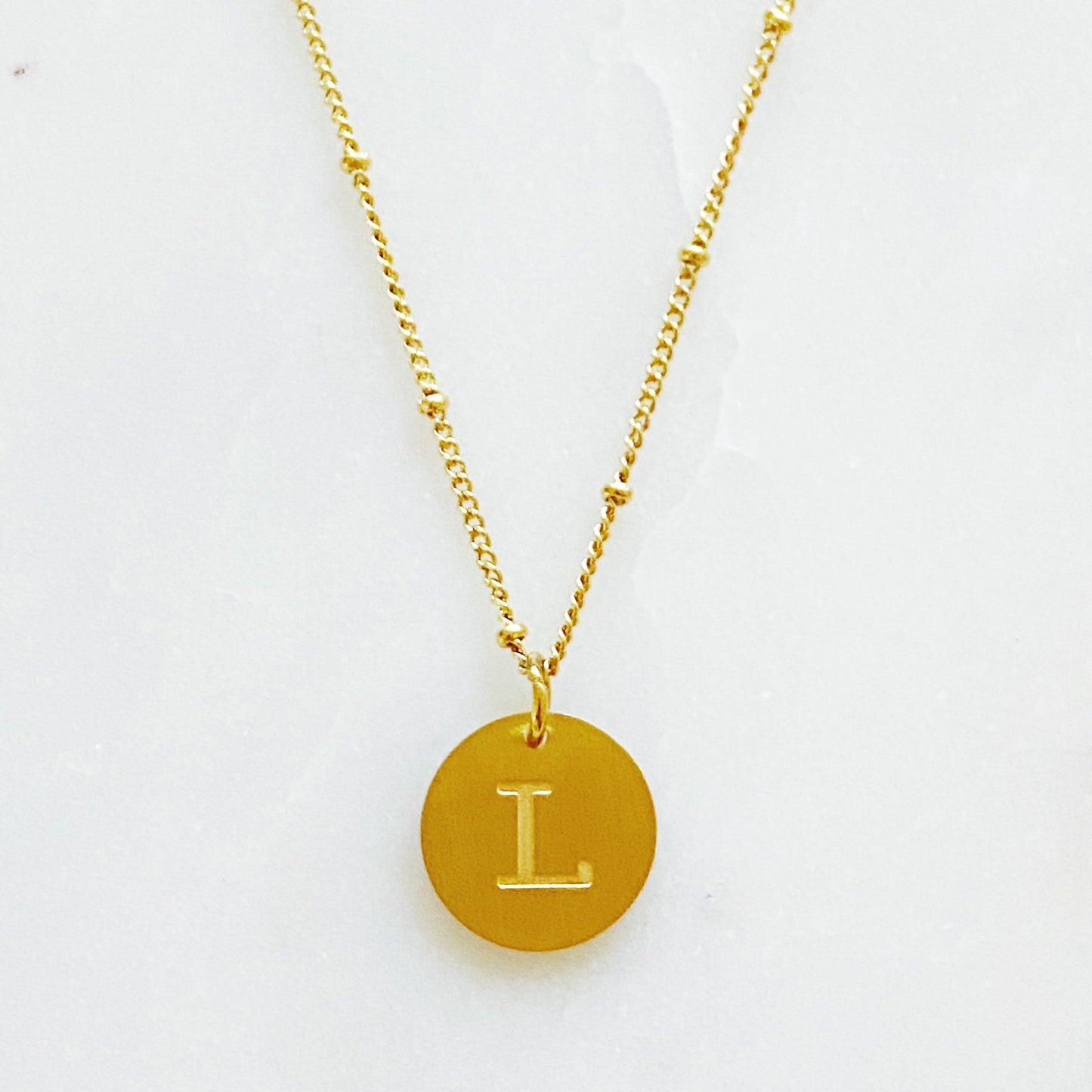 Ellison + Young: Singular Charm Initial Necklace