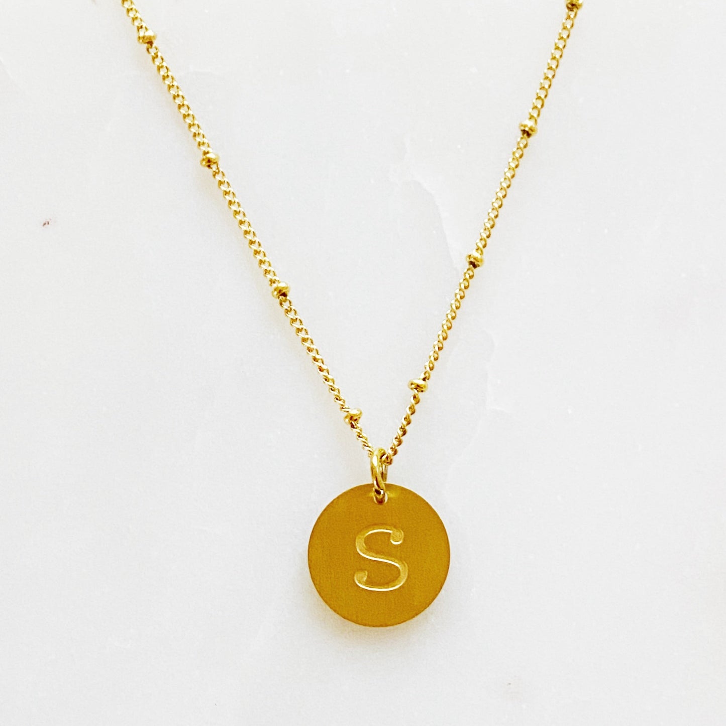 Ellison + Young: Singular Charm Initial Necklace