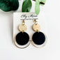 Julia Clay Dangles- Black & Gold RTS