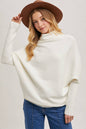 SLOUCH NECK DOLMAN PULLOVER