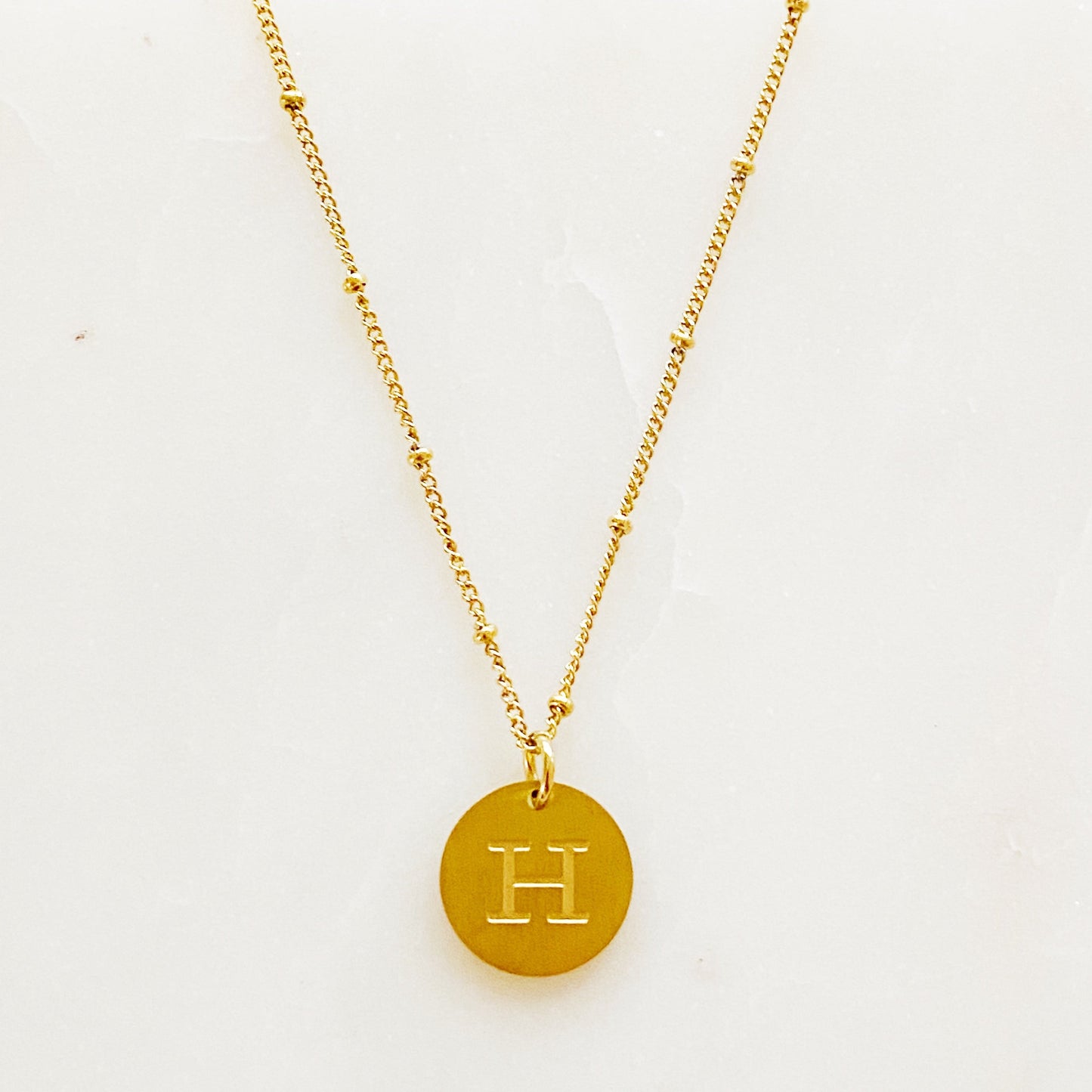 Ellison + Young: Singular Charm Initial Necklace