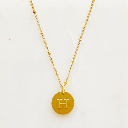 Ellison + Young: Singular Charm Initial Necklace