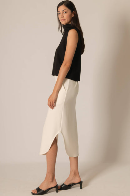 P. CILL Butter Modal Cowl Neck Sleeveless Top