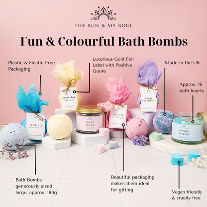 Relaxing Bath Bomb Gift⎜Calm with Lavender Luxury Bath Bomb