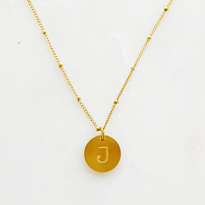 Ellison + Young: Singular Charm Initial Necklace