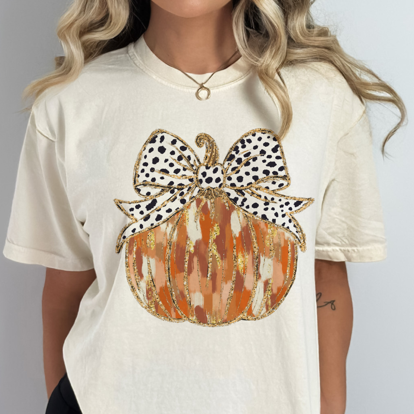 Autumn Preppy Pumpkin Patch Halloween Fall Graphic Tee