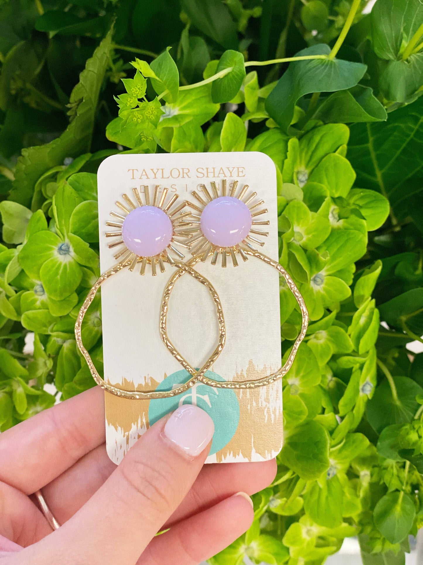 Colorful Sunburst Hoops