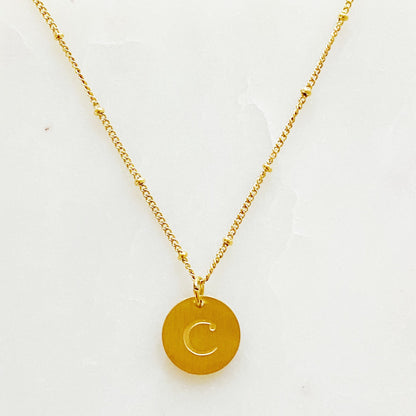 Ellison + Young: Singular Charm Initial Necklace