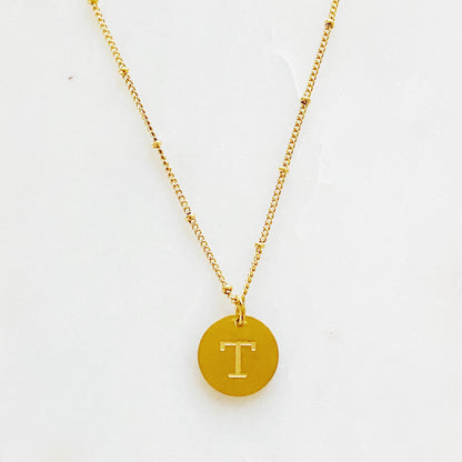 Ellison + Young: Singular Charm Initial Necklace