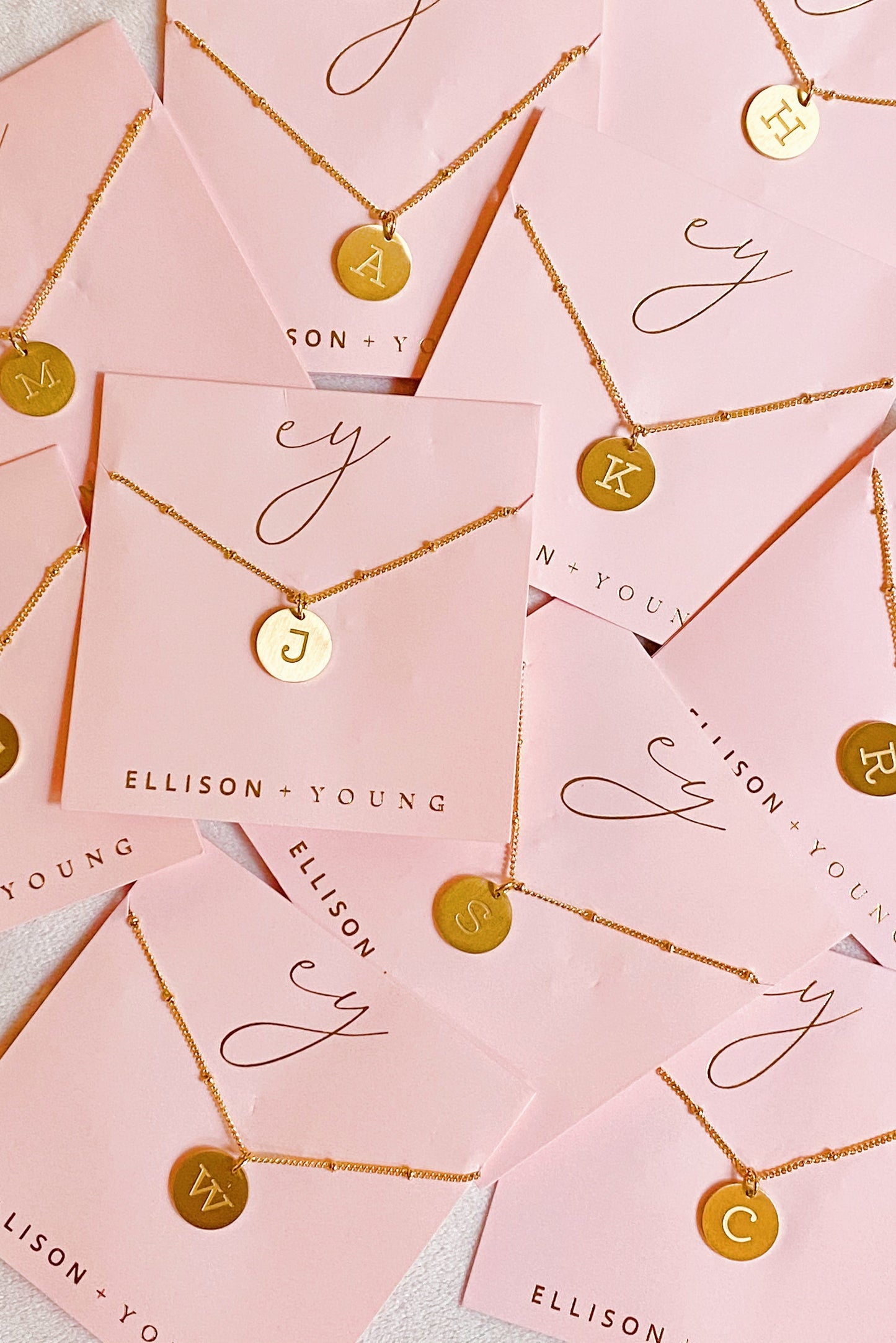 Ellison + Young: Singular Charm Initial Necklace