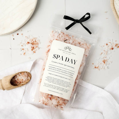 Spa Day Luxury Himalayan Bath Salts Gift⎜Lavender Jojoba