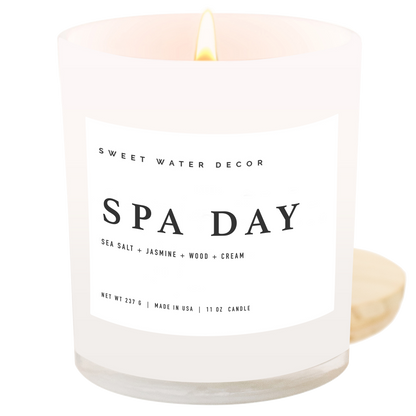 Spa Day 11 oz Soy Candle - Home Decor & Gifts