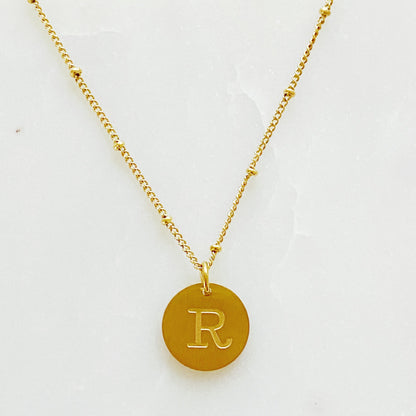 Ellison + Young: Singular Charm Initial Necklace