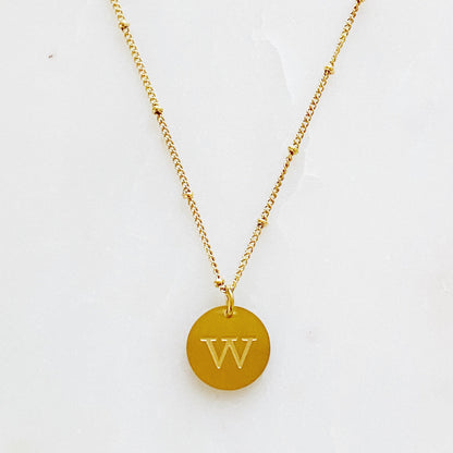 Ellison + Young: Singular Charm Initial Necklace