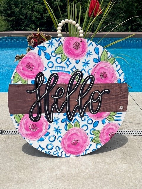 Hello Door Hanger