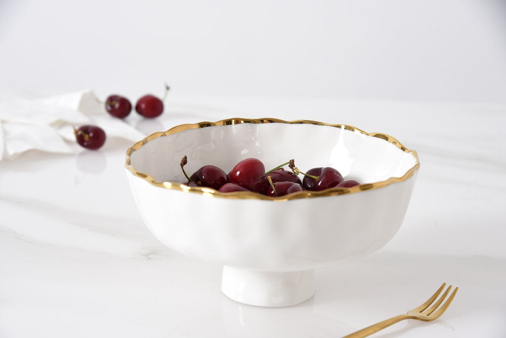 Medium Footed Bowl - Pampa Bay