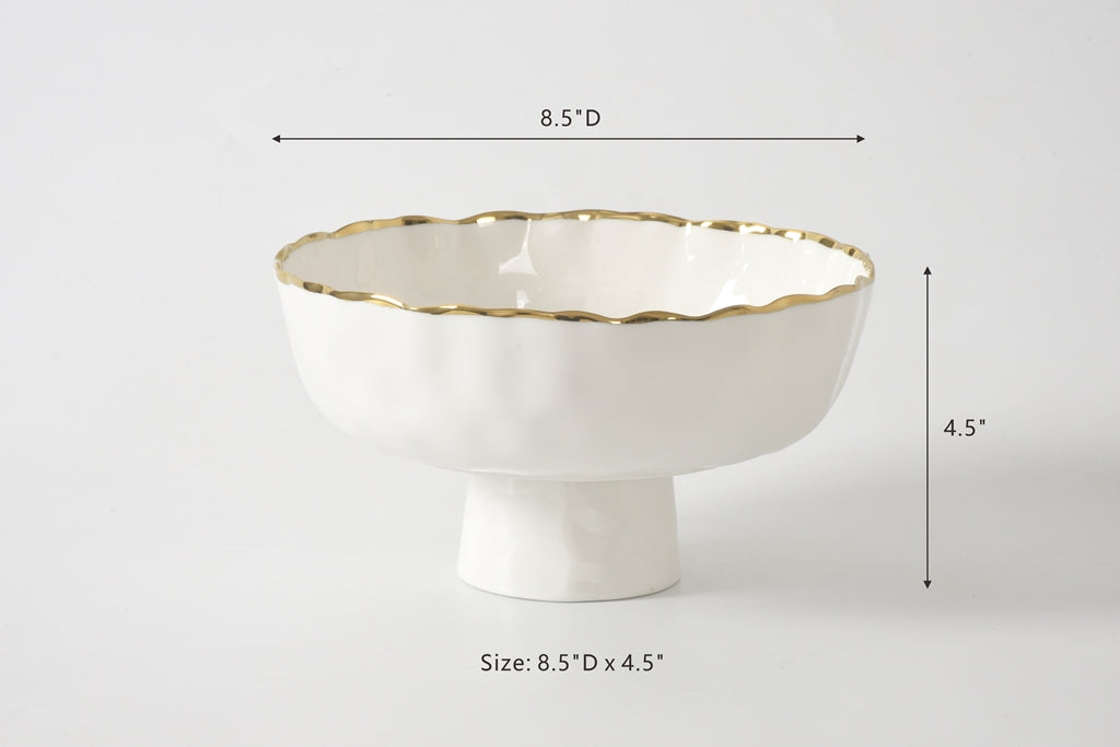 Medium Footed Bowl - Pampa Bay