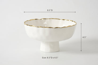 Medium Footed Bowl - Pampa Bay