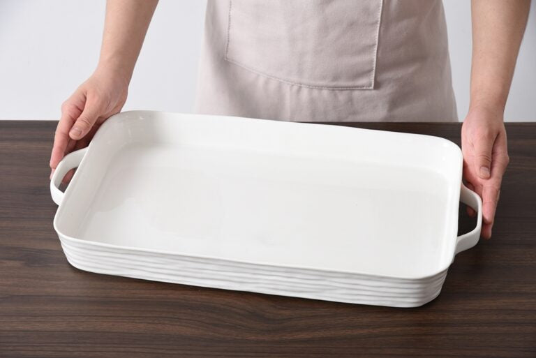 Rectangular Tray with Handles