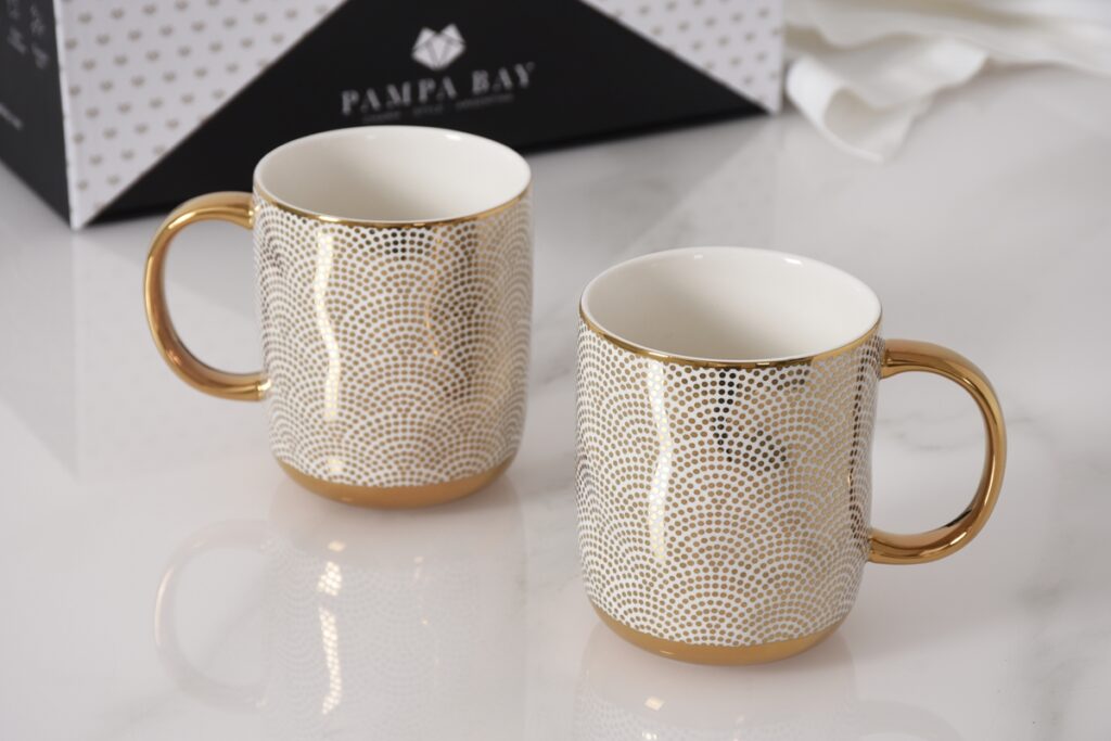 Set of 2 Dotted Mugs - Pampa Bay