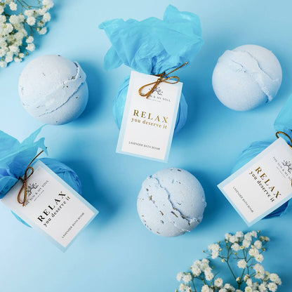 Relaxing Bath Bomb Gift⎜Calm with Lavender Luxury Bath Bomb