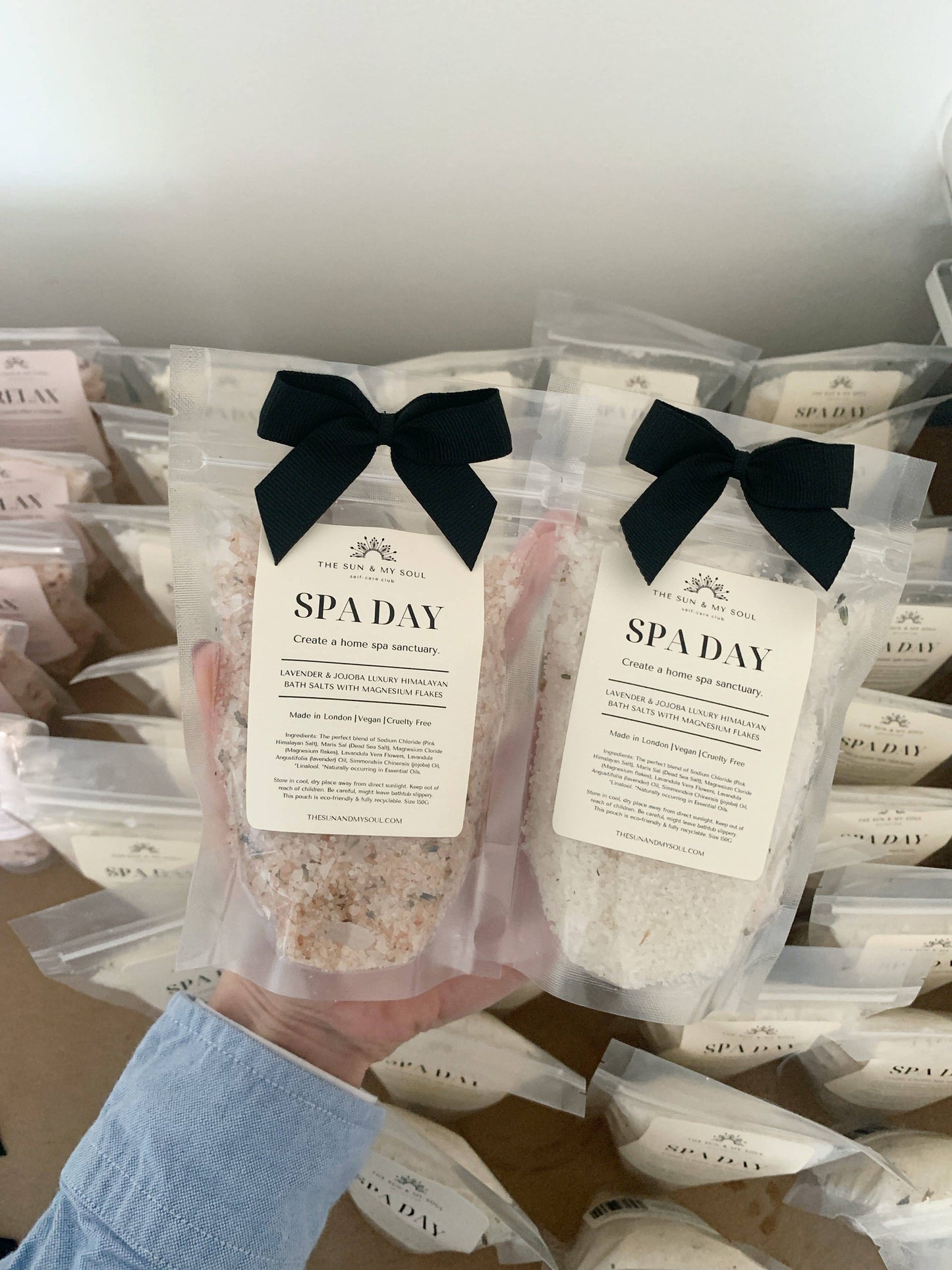 Spa Day Luxury Himalayan Bath Salts Gift⎜Lavender Jojoba