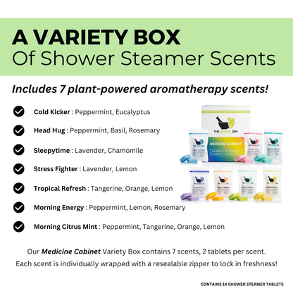 Aromatherapy Shower Steamers Gift Box | Handmade in USA