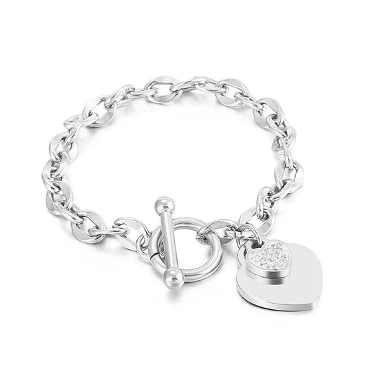 Toggle Heart Bracelet