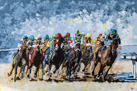 Kentucky Legacy Print "And Down The Stretch They Come"