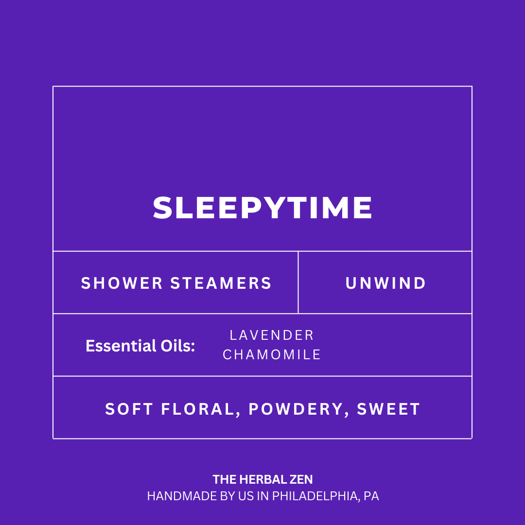 Sleepytime Aromatherapy Shower Steamers | Handmade in USA