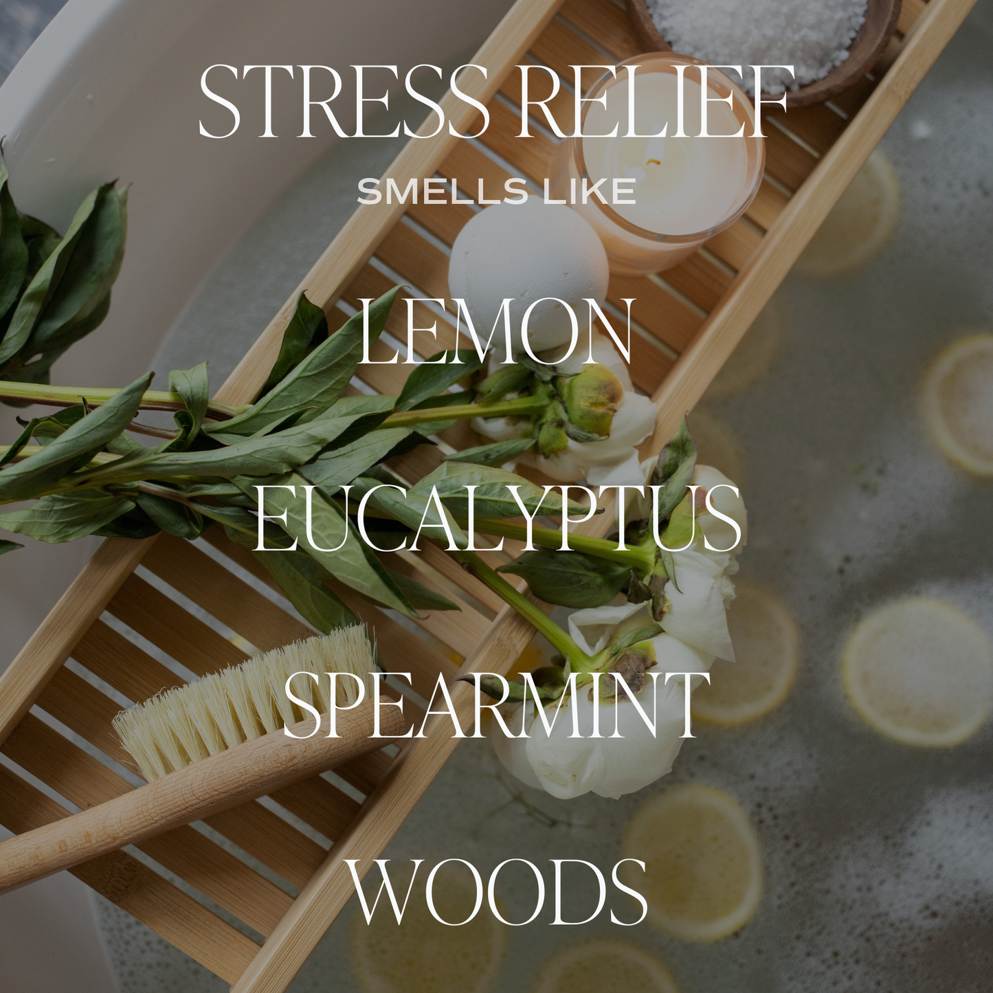 Stress Relief 9 oz Soy Candle - Home Decor & Gifts